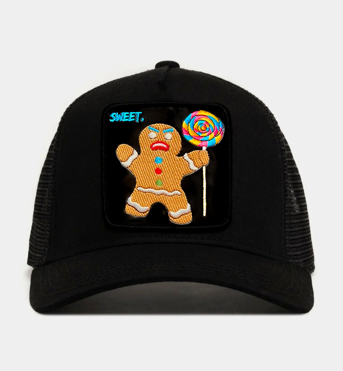 Gingerbread Man "Sweet" trucker hat