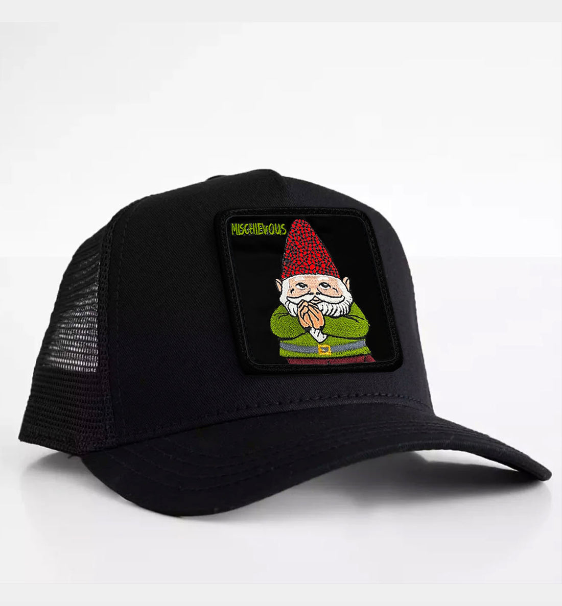 Garden Gnome "Mischievous" trucker hat