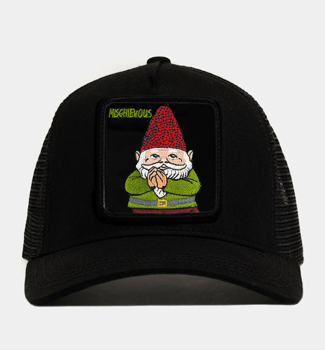 Garden Gnome "Mischievous" trucker hat