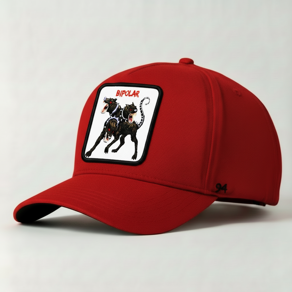 Cerberus "Bipolar" Snapback Hat (Red)