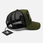 Anklyosaurus - "Heavy Hitter" Trucker Hat (Olive)