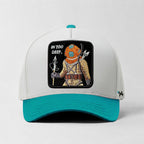 Deep Sea Diver "In Too Deep" Snapback Hat (White/Turquoise)