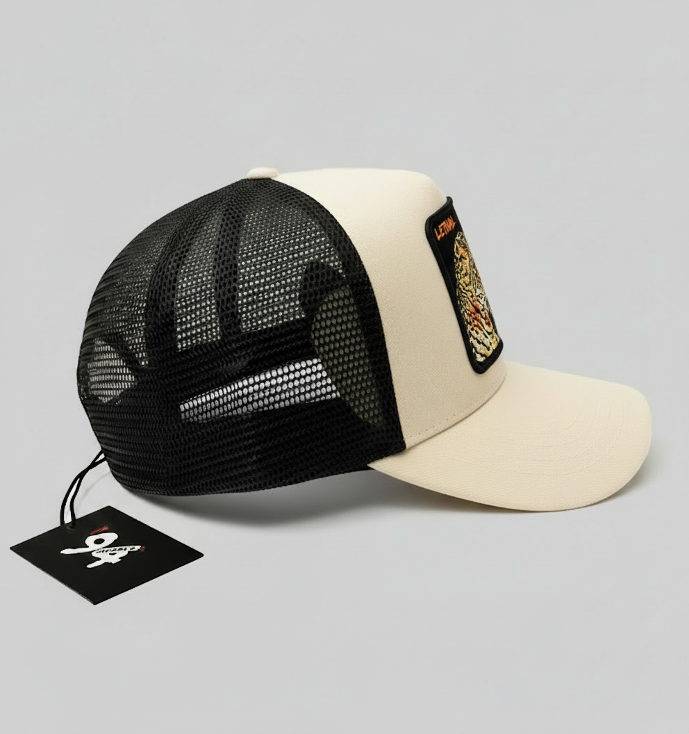 Jaguar - "Lethal" Trucker Hat (Cream)