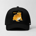 Frog "King" Snapback Hat (Black)