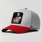 Medieval Knight "Legend" Snapback Hat (white/red)