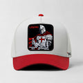 Medieval Knight "Legend" Snapback Hat (white/red)