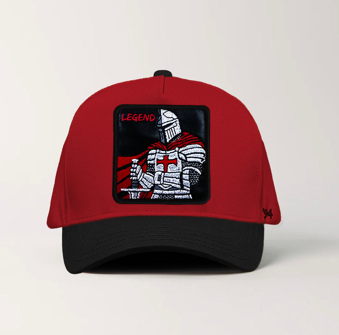 Medieval Knight "Legend" Snapback red/black