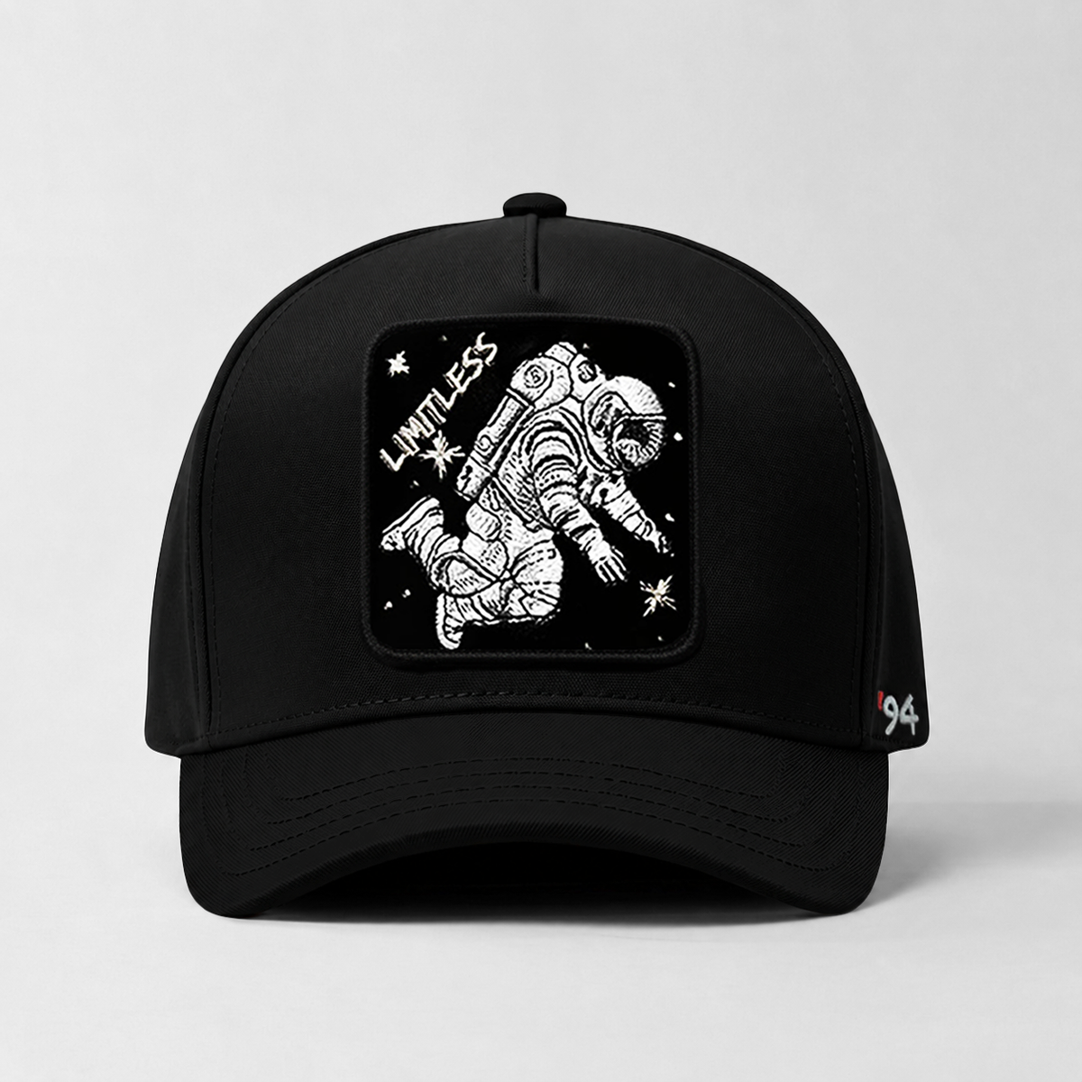 Astronaut "Limitless" Snapback Hat (Black)