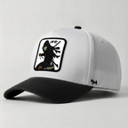 Ninja "Low-Key" Snapback Hat (White/Black)