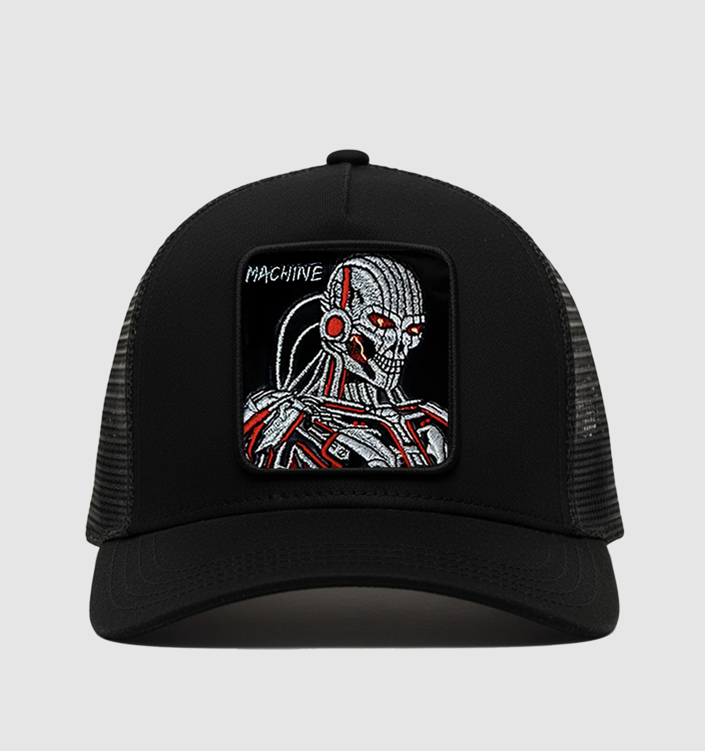 Cyborg "Machine" Trucker Hat (Black)