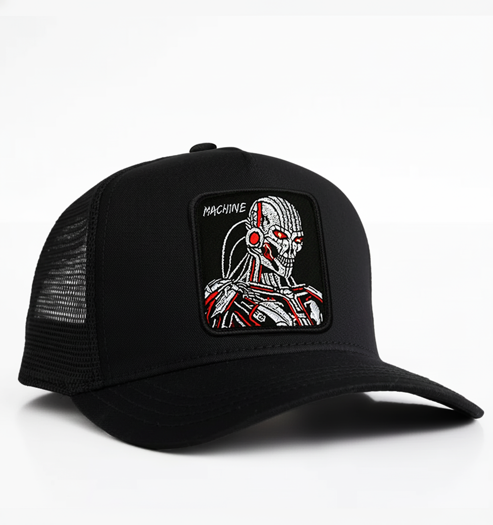 Cyborg "Machine" Trucker Hat (Black)