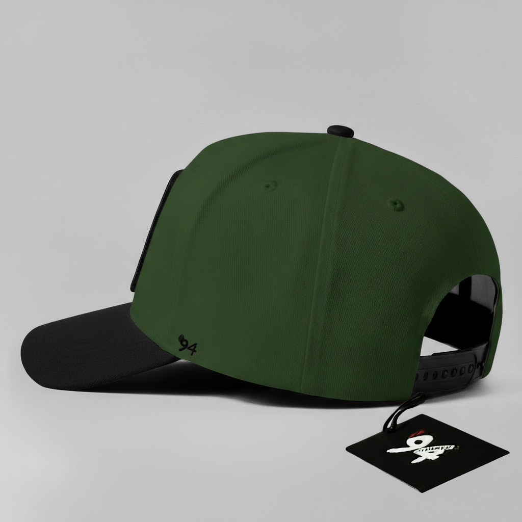 Medusa "Stone Cold" Snapback Hat (Army Green/Black)
