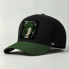Medusa "Stone Cold" Snapback Hat (Black/Army Green)