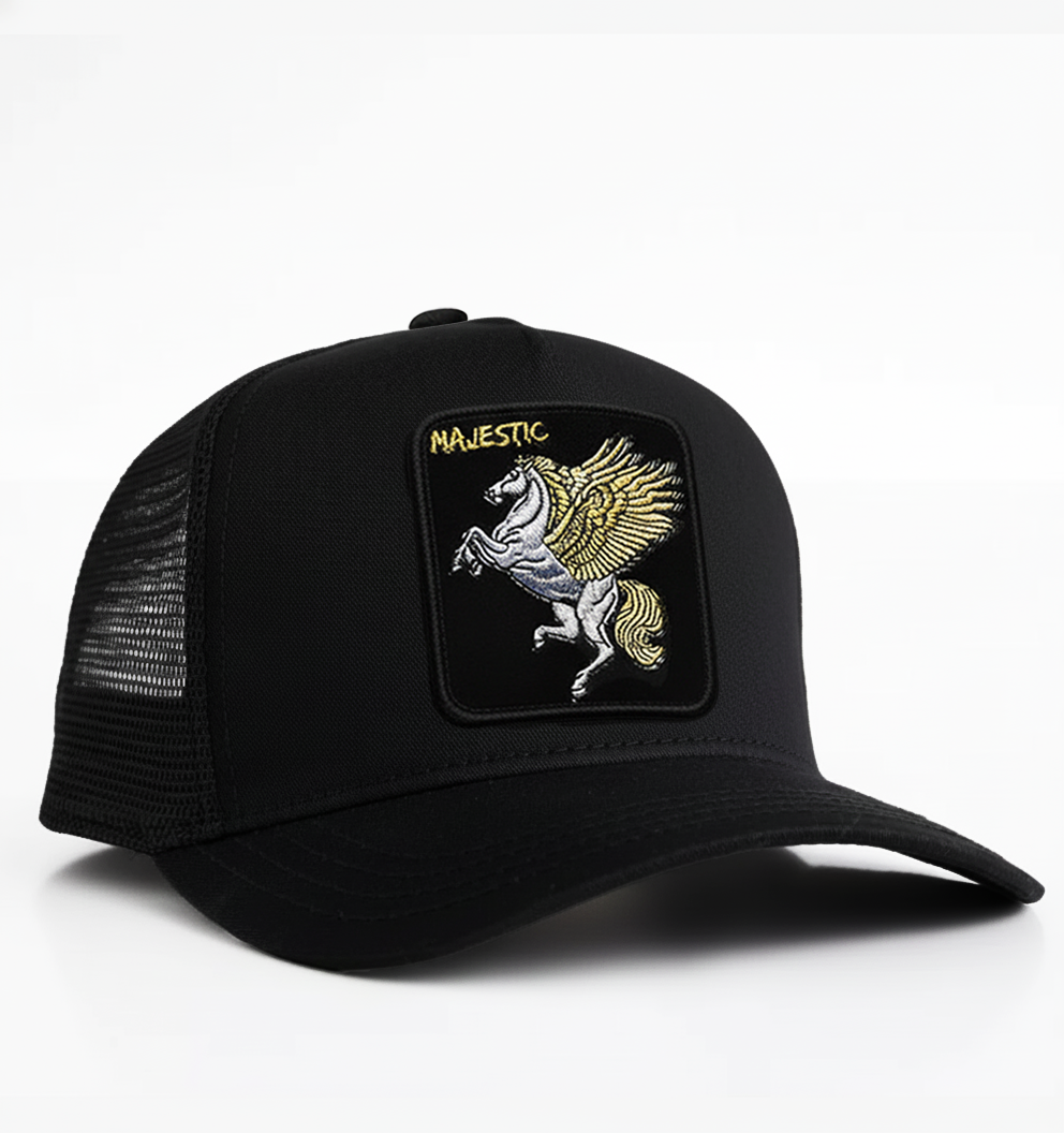 Pegasus - "Majestic" Trucker Hat (Black)