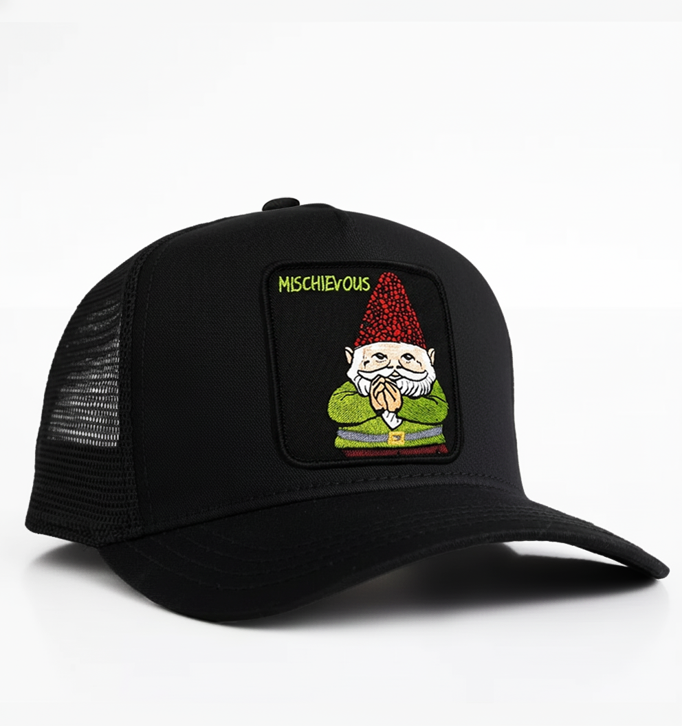 Garden Gnome "Mischievous" Trucker Hat