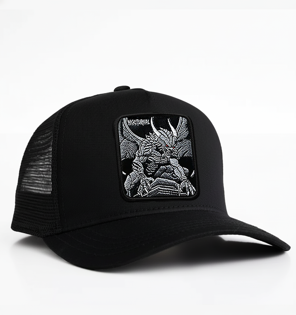 Gargoyle - "Nocturnal" Trucker Hat (Black)