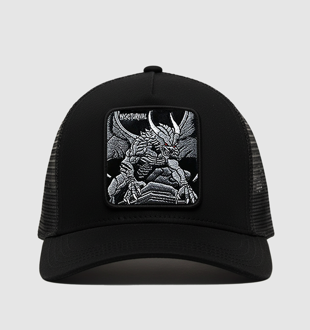 Gargoyle - "Nocturnal" Trucker Hat (Black)