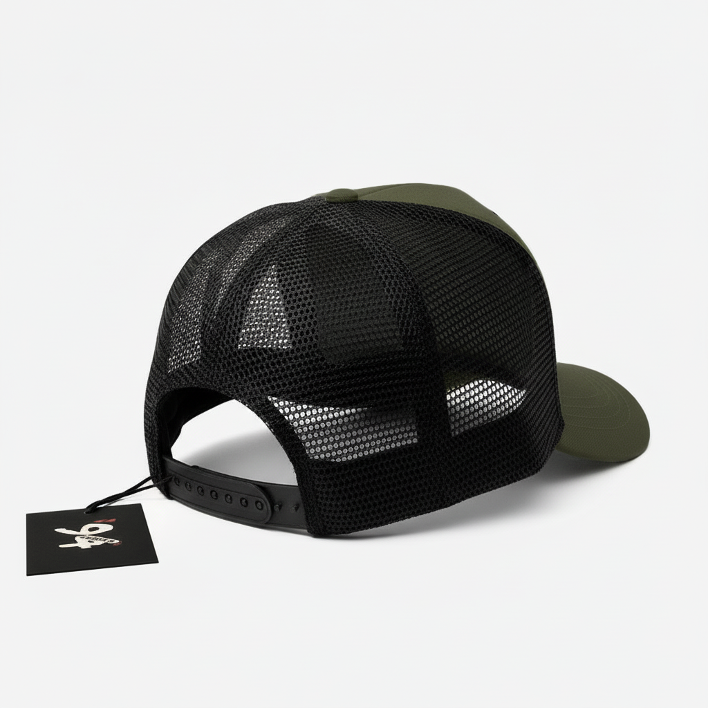 Anklyosaurus - "Heavy Hitter" Trucker Hat (Olive)