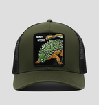 Anklyosaurus - "Heavy Hitter" Trucker Hat (Olive)