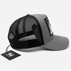 Megaladon "on the hunt" Trucker Hat (Grey)