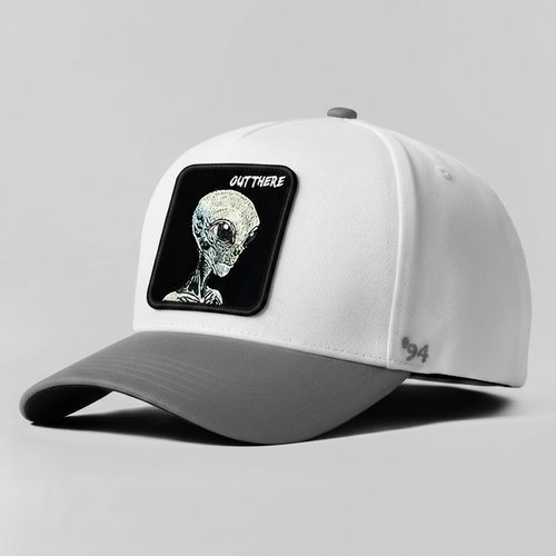 Alien Grey "Out There" Snapback (White/Grey)