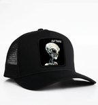 Alien Gray "Out There" Trucker Hat (Black)