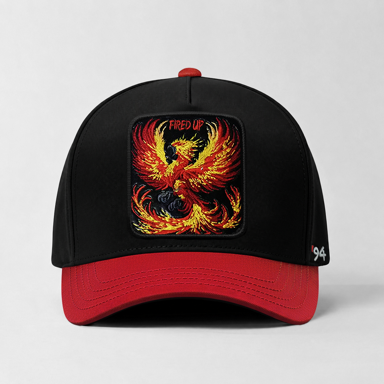 Phoenix "Fired Up" Snapback Hat (Black/Red)