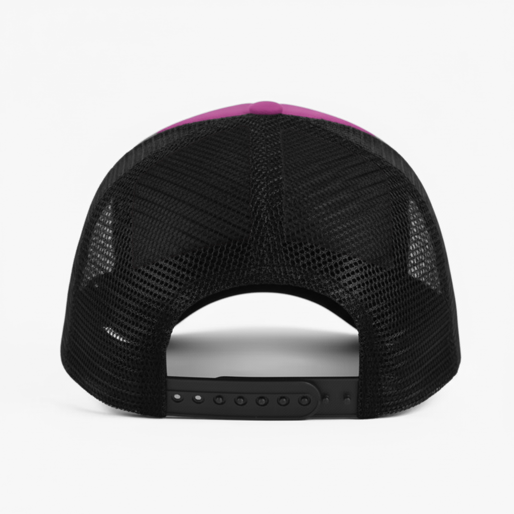 White Wolf - "Alpha" Trucker Hat (Pink)