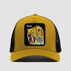 Saber-Tooth Tiger - "PRIMAL" Trucker Hat (Tan)