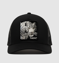 White Tiger - "Pursuit" Trucker Hat (Black)