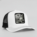 White Tiger - "Pursuit" Trucker Hat (White)