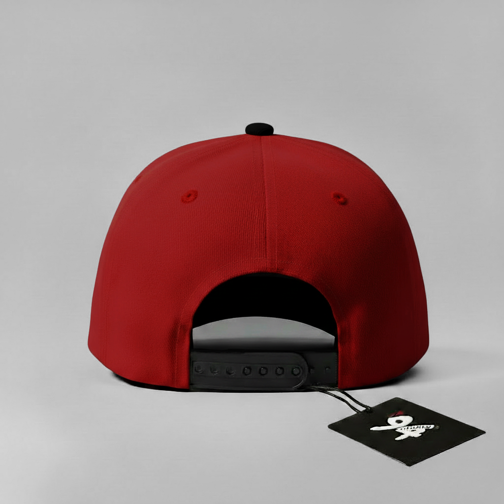 Spartan "Warrior" Snapback Hat (Red/Black)