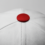 Medieval Knight "Legend" Snapback Hat (white/red)