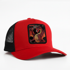 Fire Dragon " Enraged" Trucker Hat (Red)