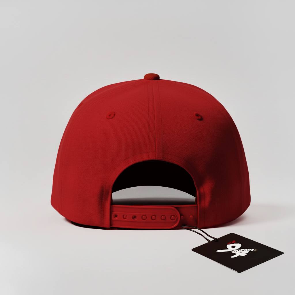 Fire Dragon "Enraged" Snapback Hat (Red)