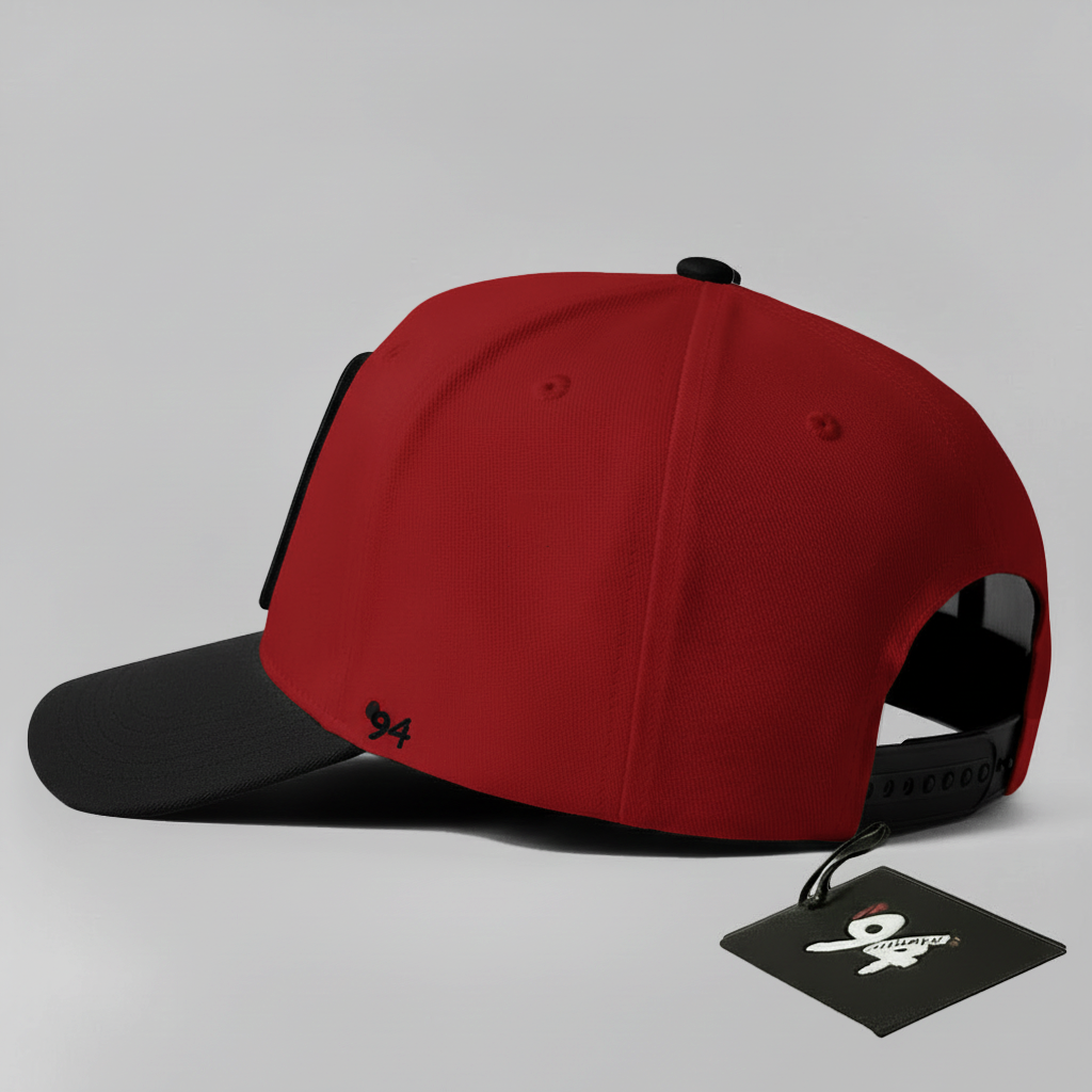 Spartan "Warrior" Snapback Hat (Red/Black)