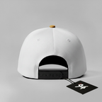 T-Rex "Tyrant" Snapback Hat (White/Camel)