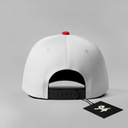 Medieval Knight "Legend" Snapback Hat (white/red)
