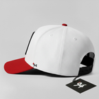 Medieval Knight "Legend" Snapback Hat (white/red)
