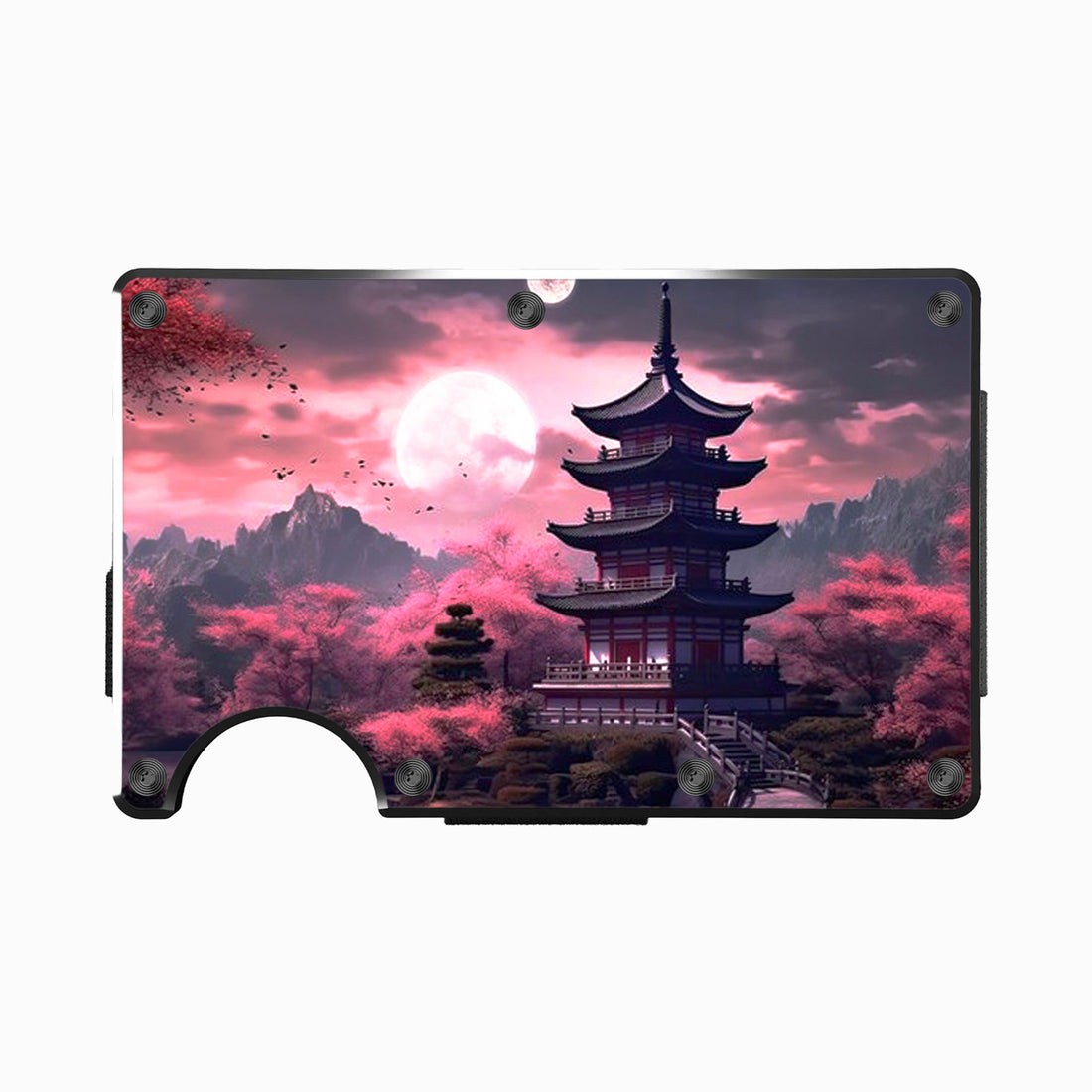 Chinese temple - Graphic Minimalist Wallet