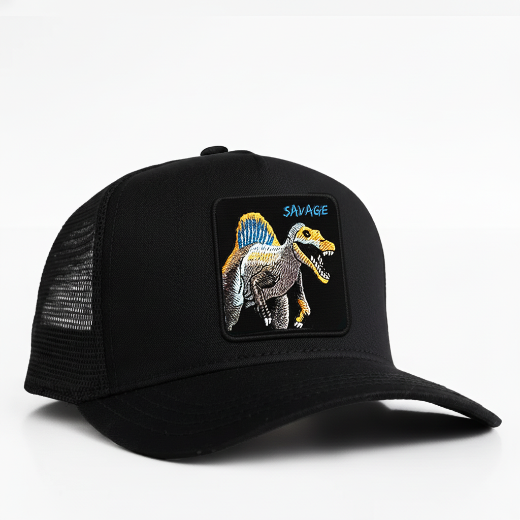 Spinosaurus - "Savage" Trucker Hat (Black)