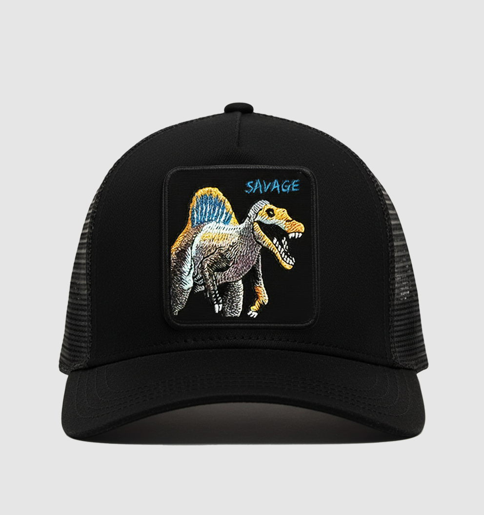 Spinosaurus - "Savage" Trucker Hat (Black)