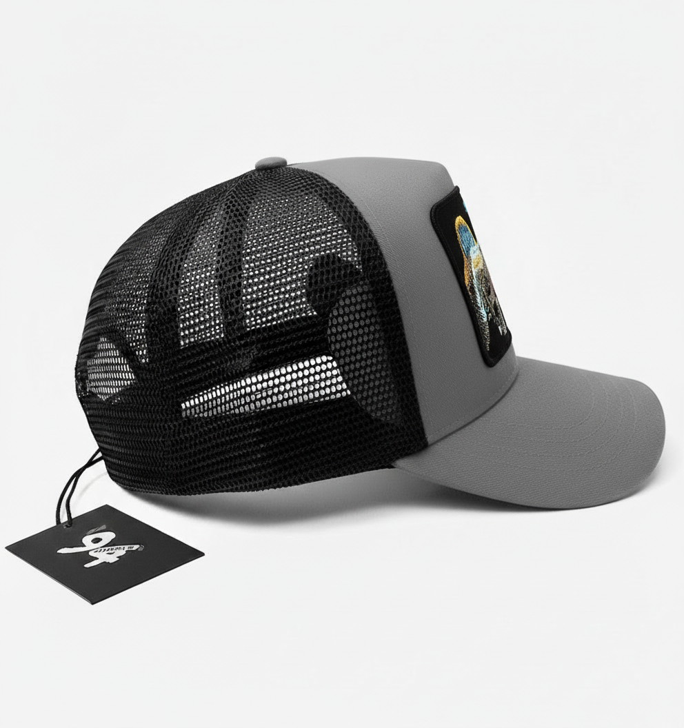 Spinosaurus - "Savage" Trucker Hat (Grey)