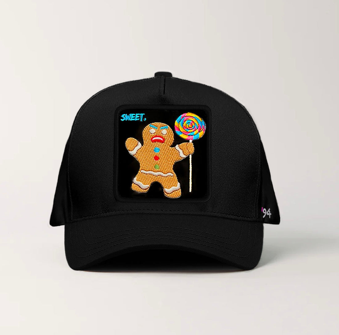 GingerBread Man "Sweet" Snapback Black