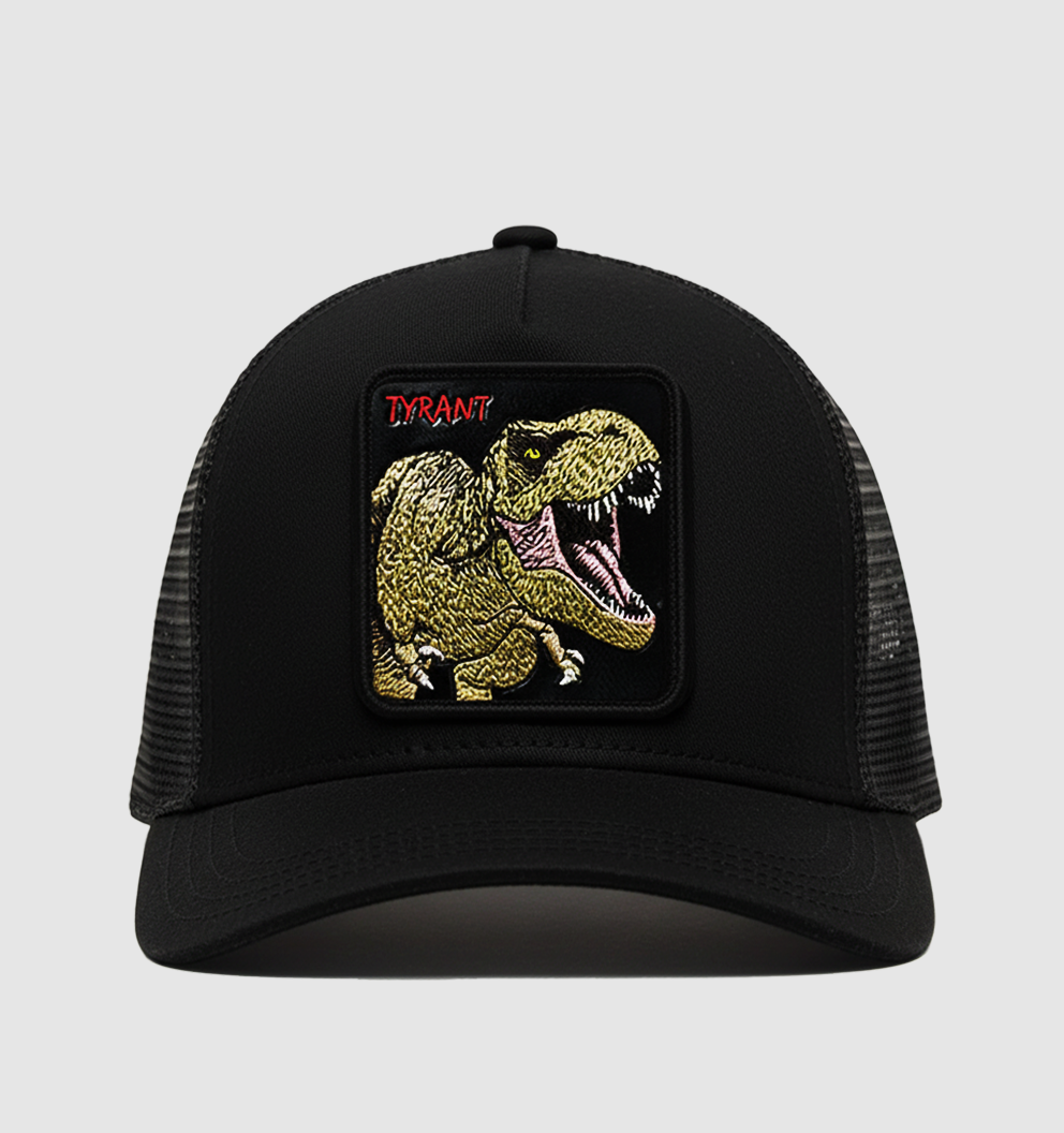 T-Rex "Tyrant" Trucker Hat (Black)