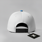 Pit Viper "Bad Influence" Snapback Hat (White/Blue)