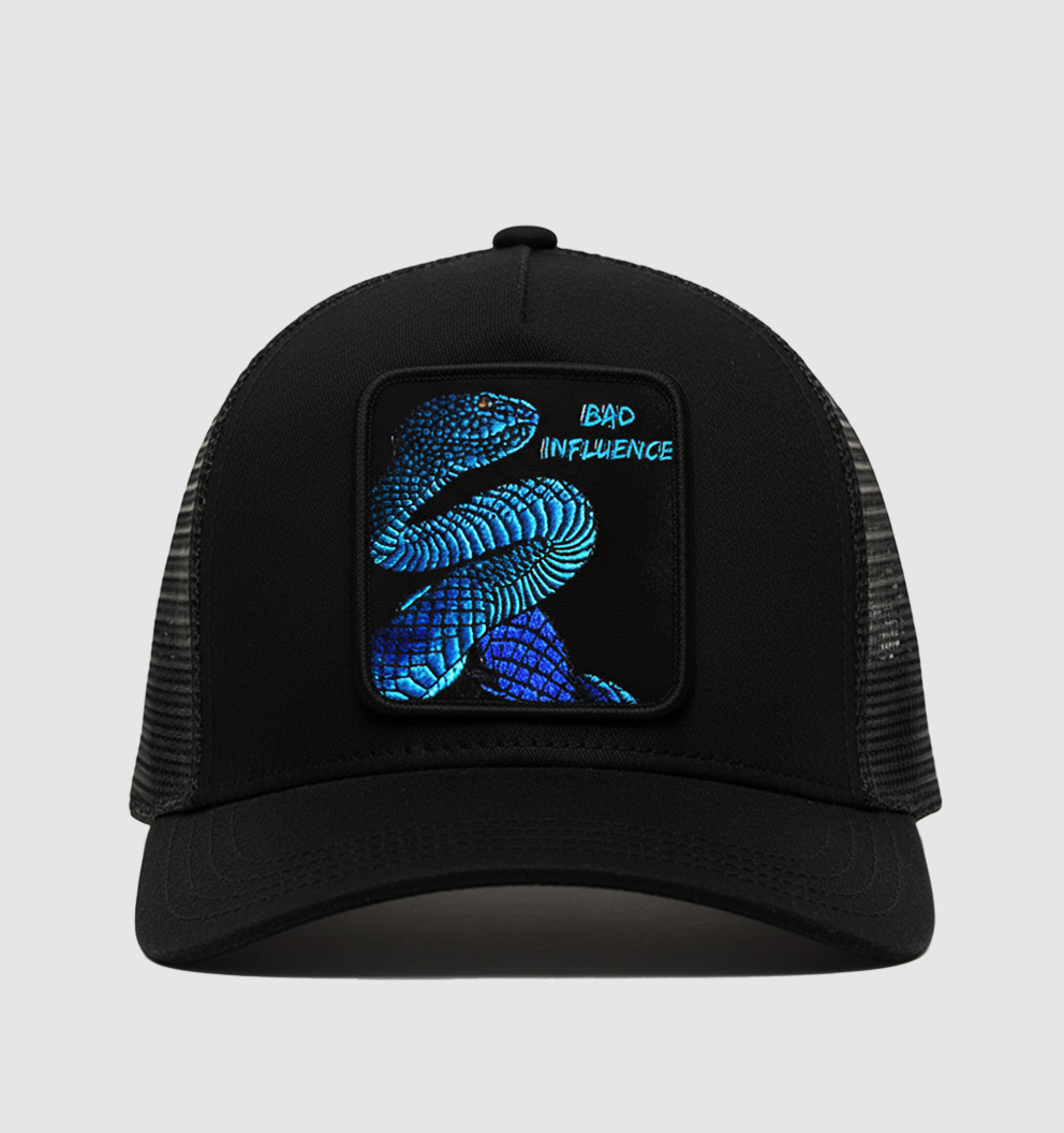 Pit Viper - "Bad Influence" Trucker Hat (Black)