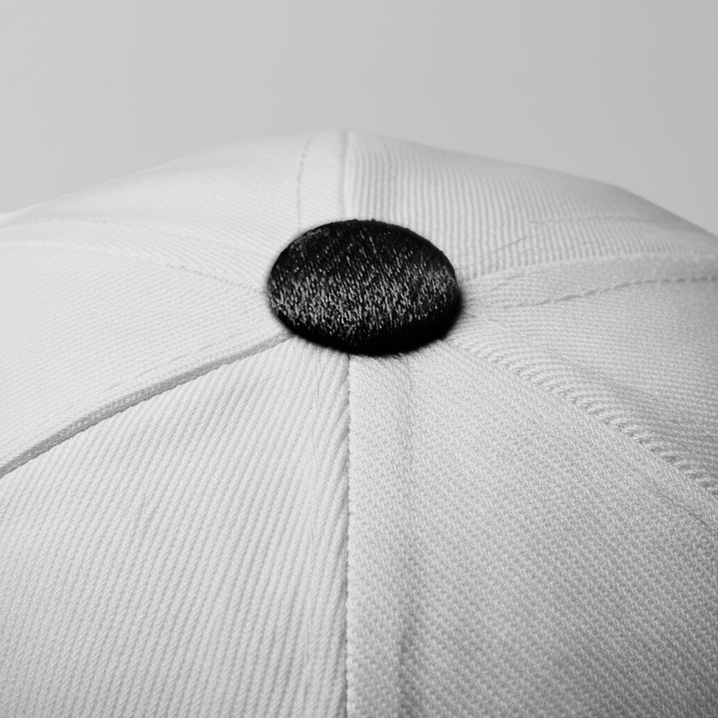 Ninja "Low-Key" Snapback Hat (White/Black)