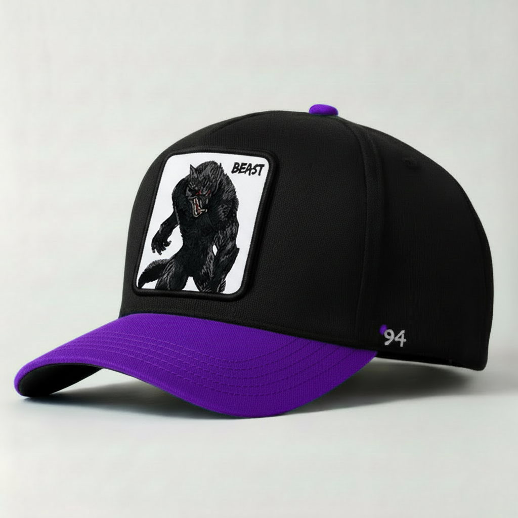 Werewolf "Beast" Snapback Black/Purple