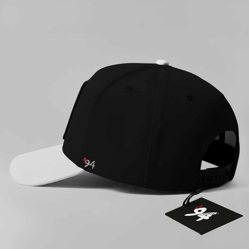 Conflicted Angel "Conflict" Snapback Hat (Black/White)